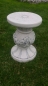 Preview: decorative / stool / column of white flowers Decorative Concrete