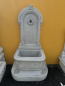 Preview: Wandbrunnen mit Wassertrog auf Sockel, Steinguss, Steinfigur, Gartendekoration