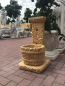 Preview: Wandbrunnen, 2 teilig, 75 cm hoch, Steinbrunnen, Gartenbrunnen, Park & Gartendekoration, Steinguss