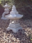 Preview: Japan lamp height 52 cm white concrete