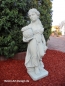Preview: pretty garden statue "flower girl" 106 cm