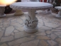 Preview: Massive decorative garden table with a round shape in the Baroqu