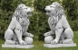 Preview: Steinfiguren Set, Gartenfiguren, Skulpturen, Statuen, Löwen Set