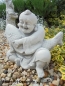 Preview: Steinfigur, Gartenfigur, "Chinesischer Fischer" Park & Gartendekoration, Steinguss, Feng Shui