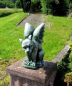 Preview: Gargoyle, Skulptur, Steinfigur, Gartenfigur, Steinguss, Gartendekoration