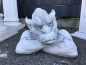 Preview: Steinfigur, Park &  Gartendekoration "großes Gargoyle Gesicht" Steinguss, Skulptur, Gartenfigur