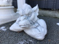 Preview: Steinfigur, Park &  Gartendekoration "großes Gargoyle Gesicht" Steinguss, Skulptur, Gartenfigur