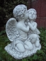 Preview: Engel, Steinfigur, Statue, Gartenfigur, Steinguss, Skulptur, Gartendekoration