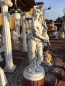 Preview: Steinfigur "Frau mit Muschel" H. 138 cm, Steinguss, Gartenfigur, Statue, Teichfigur, Frostsicher
