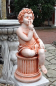 Preview: Gartenfigur, Engelsfigur, "Bitte ganz leise" Park & Gartendekoration, Grabfigur, Steinfigur, Steinguss