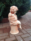 Preview: Gartenfigur, Engel "schlafend mit Decke" Park & Gartendekoration, Statue, Skulptur, Grabfigur, Steinguss