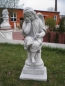 Preview: Stone statue of a "sad angel sitting on column"