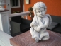 Preview: Gartenfigur, "süsser Engel spielt Violine" Park & Gartendekoration, Steinfigur, Skulptur, Steinguss