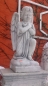 Preview: Stone sculpture "Angel kneeling" 53 cm grave angels