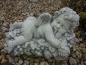 Preview: Angel figure garden decoration figure lying 41 cm length
