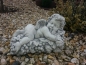 Preview: Angel figure garden decoration figure lying 41 cm length