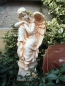 Preview: Garden figure "Angel on the ball" high 40 cm