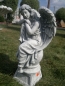 Preview: Garden figure "Angel on the ball" high 40 cm