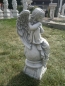 Preview: Garden figure "Angel on the ball" high 40 cm
