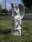 Preview: Garden figure "Angel on the ball" high 40 cm