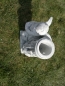 Preview: Grabvase mit Engel Steinfigur Statue Gartenfigur