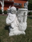 Preview: Grabvase mit Engel Steinfigur Statue Gartenfigur