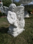 Preview: Grabvase mit Engel Steinfigur Statue Gartenfigur