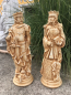 Preview: Steinfiguren Set, König & Königin, Schachfiguren, Park & Gartendekoration, Skulpturen, Gartenfiguren, Steinguss