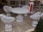 Preview: Steinbank, Tisch, Sessel, Steintisch, Gartendekoration