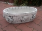 Preview: oval planter / box with wine decor