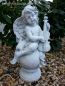Preview: Engel, Steinfigur, Statue, Gartenfigur, Steinguss, Skulptur, Gartendekoration