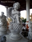 Preview: cute stone figure "Angel on pine cones"