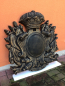 Preview: Wandbild, Wappen, 88 cm hoch, Fassadenschmuck, Stuck, Steinguss, Garten & Parkdekoration, Relief