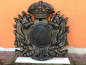 Preview: Wandbild, Wappen, 88 cm hoch, Fassadenschmuck, Stuck, Steinguss, Garten & Parkdekoration, Relief