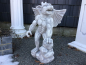 Preview: Gartenfigur, Mauerwächter, Gargoyle, 56 cm hoch, Park & Gartendeko, Skulpturen, Steinfiguren, Steinguss