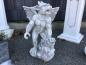 Preview: Gartenfigur, Mauerwächter, Gargoyle, 56 cm hoch, Park & Gartendeko, Skulpturen, Steinfiguren, Steinguss