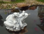 Preview: Frog & 2 Young - Gargoyle / pond figure