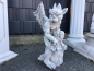 Preview: Gartenfigur, Gargoyle, 56 cm hoch, Torwächter, Skulpturen, Park & Gartendekoration, Steinfiguren, Steinguss