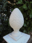 Preview: Pinienzapfen, Pfeilerspitze,  47 cm hoch, Pfeilerschmuck, Park & Gartendekoration, Steinguss