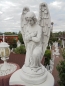 Preview: Engel, Steinfigur, Statue, Gartenfigur, Steinguss, Skulptur, Gartendekoration