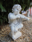 Preview: Gartenfigur, Grabfigur, Engel mit Violine XL, Park & Gartendekoration, Statue, Skulptur, Steinfigur, Steinguss