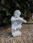 Preview: Gartenfigur, Grabfigur, Engel mit Violine XL, Park & Gartendekoration, Statue, Skulptur, Steinfigur, Steinguss