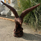 Preview: Betonfigur, Adler, Gartendekoration, Steinguss, Frostsicher, Statue