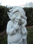 Preview: Zwerg, Troll, Wichtel, Skulptur, Steinfigur mit Pflanztopf
