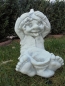 Preview: Zwerg, Troll, Wichtel, Skulptur, Steinfigur mit Pflanztopf