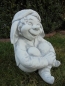 Preview: Zwerg, Troll, Wichtel, Skulptur, Steinfigur mit Pflanztopf