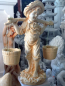 Preview: Gartenfigur "Junge mit 2 Blumentöpfen" bepflanzbar, Park & Gartendekoration, Steinguss, Skulptur, Steinfigur