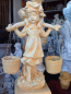 Preview: Gartenfigur "Mädchen mit 2 Blumentöpfen" Steinfigur, Park & Gartendekoration, Skulptur, Steinguss
