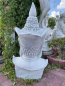 Preview: Gartenfigur Buddha Büste, Buddhakopf