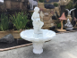 Preview: Steinbrunnen, Gartenbrunnen mit Wasserträgerin, 162 cm Hoch, Steinguss, Park & Gartendekoration